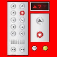 Cool Elevator Buttons Art Funny Funny Lift Halloween Costume Santa Hat thumb 1
