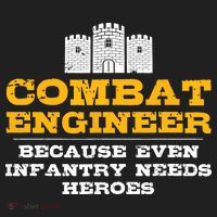 Combat Engineer Because Infantry Needs Heroes Army Women's Sweatshirt thumb 2
