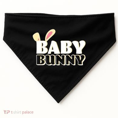 Cute Easter Baby Bunny Matching Family Shirts USA-Made Doggie Bandana