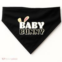Cute Easter Baby Bunny Matching Family Shirts USA-Made Doggie Bandana thumb 0