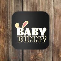Cute Easter Baby Bunny Matching Family Shirts Coaster thumb 0