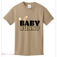 Cute Easter Baby Bunny Matching Family Shirts Kids T-Shirt thumb 0