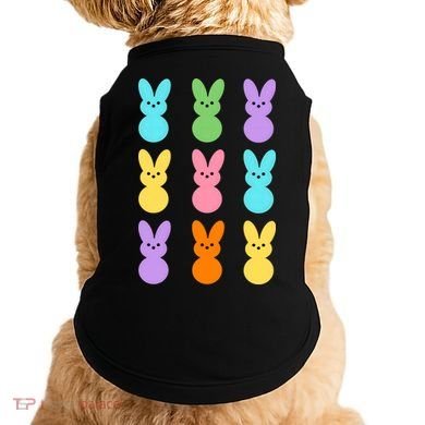 Colorful Easter Bunny Holiday Doggie Tank