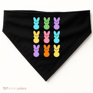 Colorful Easter Bunny Holiday USA-Made Doggie Bandana