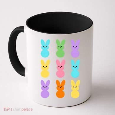 Colorful Easter Bunny Holiday Coffee Mug