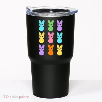 Colorful Easter Bunny Holiday Tumbler