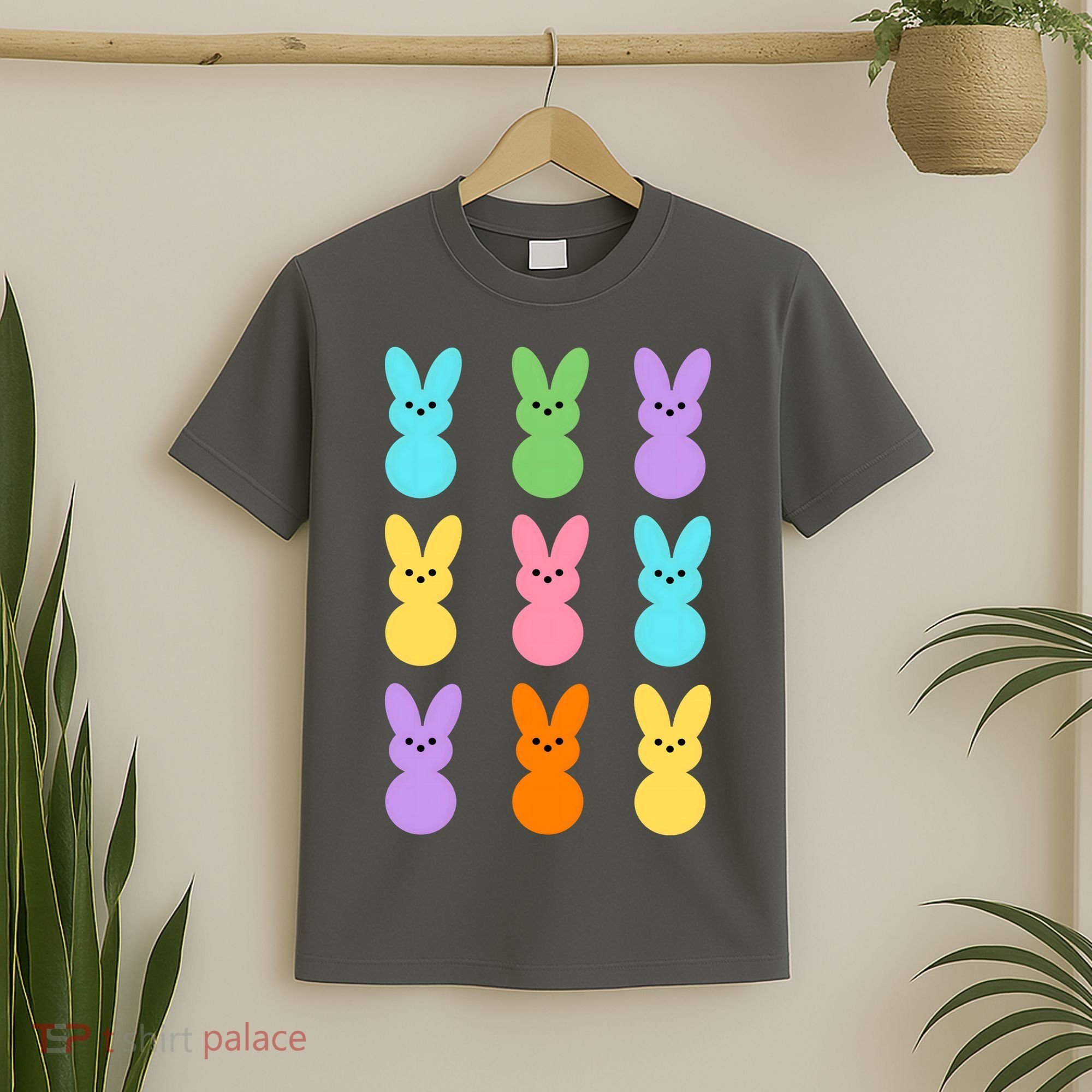 Colorful Easter Bunny Holiday T-Shirt