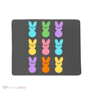 Colorful Easter Bunny Holiday Mousepad