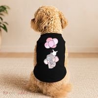 Cute Elephant Balloons Birthday Gift Doggie Tank thumb 2