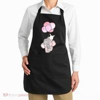 Cute Elephant Balloons Birthday Gift Apron thumb 2