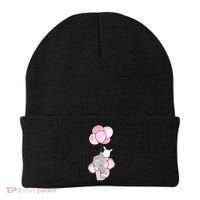 Cute Elephant Balloons Birthday Gift Beanie thumb 0