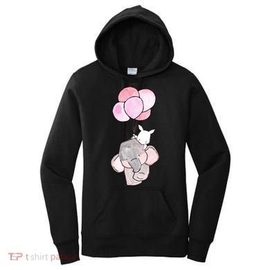 Cute Elephant Balloons Birthday Gift Women's Hoodie