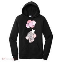 Cute Elephant Balloons Birthday Gift Women's Hoodie thumb 0