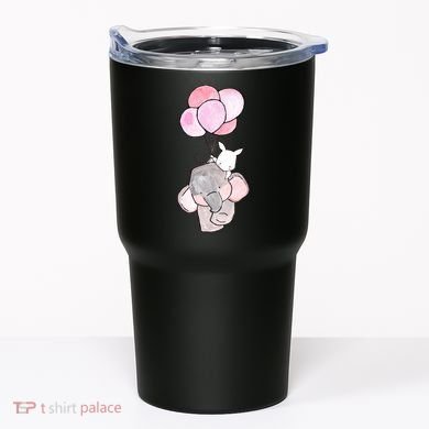 Cute Elephant Balloons Birthday Gift Tumbler