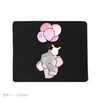 Cute Elephant Balloons Birthday Gift Mousepad thumb 0