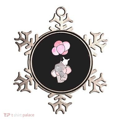 Cute Elephant Balloons Birthday Gift Ornament