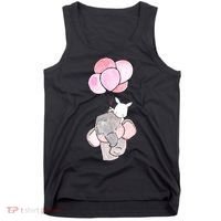 Cute Elephant Balloons Birthday Gift Tank Top thumb 0