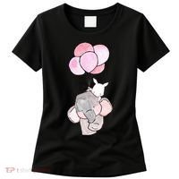 Cute Elephant Balloons Birthday Gift Women's T-Shirt thumb 0