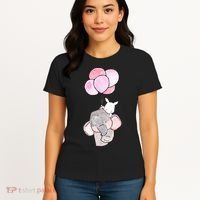 Cute Elephant Balloons Birthday Gift Women's T-Shirt thumb 4