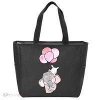 Cute Elephant Balloons Birthday Gift Tote Bag thumb 0