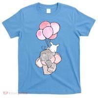 Cute Elephant Balloons Birthday Gift T-Shirt thumb 0