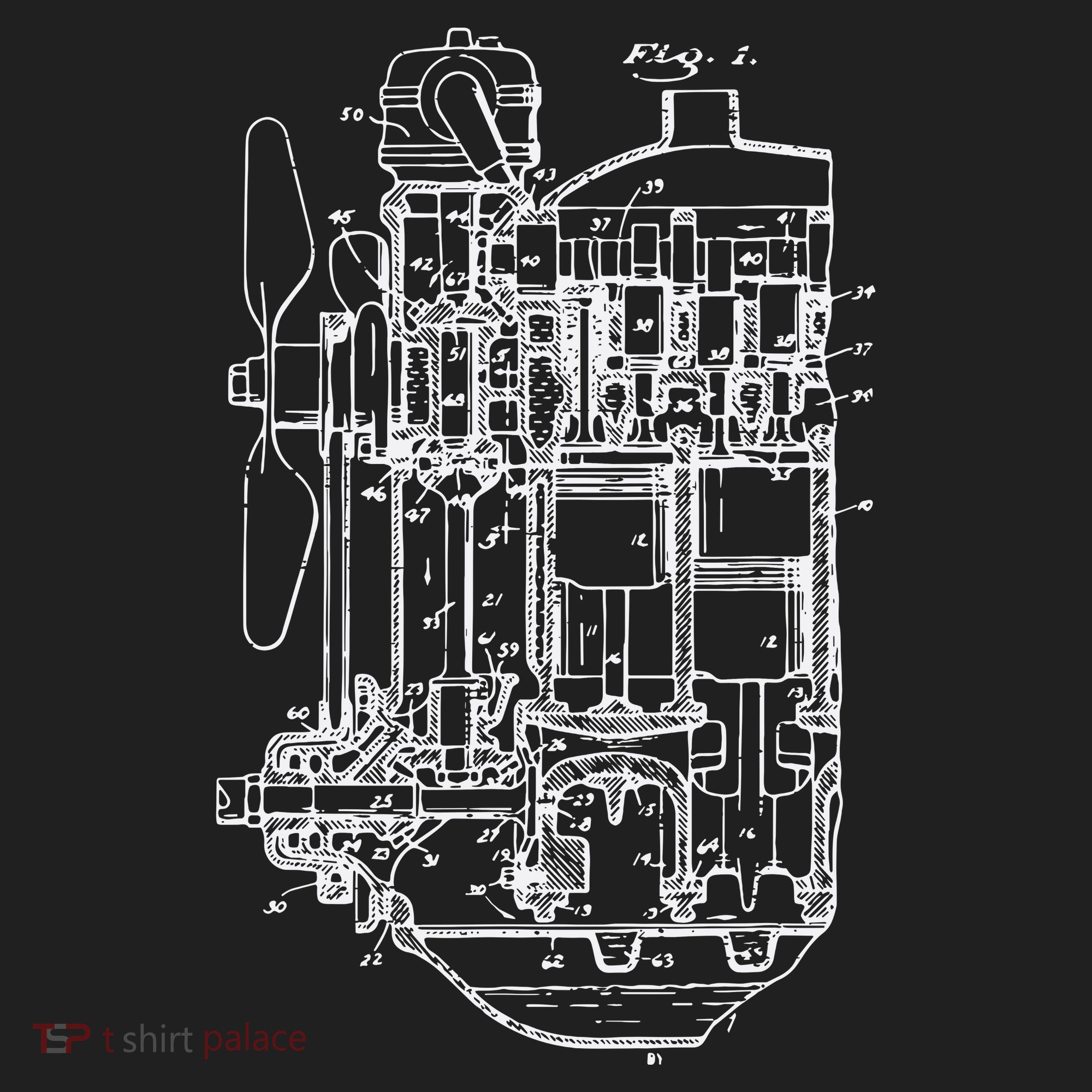 Car Engine Blueprint Car Auto Mechanic Garage Engineer Tumbler