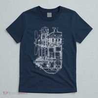 Car Engine Blueprint Car Auto Mechanic Garage Engineer T-Shirt thumb 5