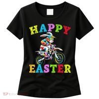 Cool Easter Bunny Motorcycle Happy Easter Day Bike Rider Women's T-Shirt thumb 0