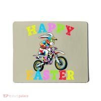 Cool Easter Bunny Motorcycle Happy Easter Day Bike Rider Mousepad thumb 0