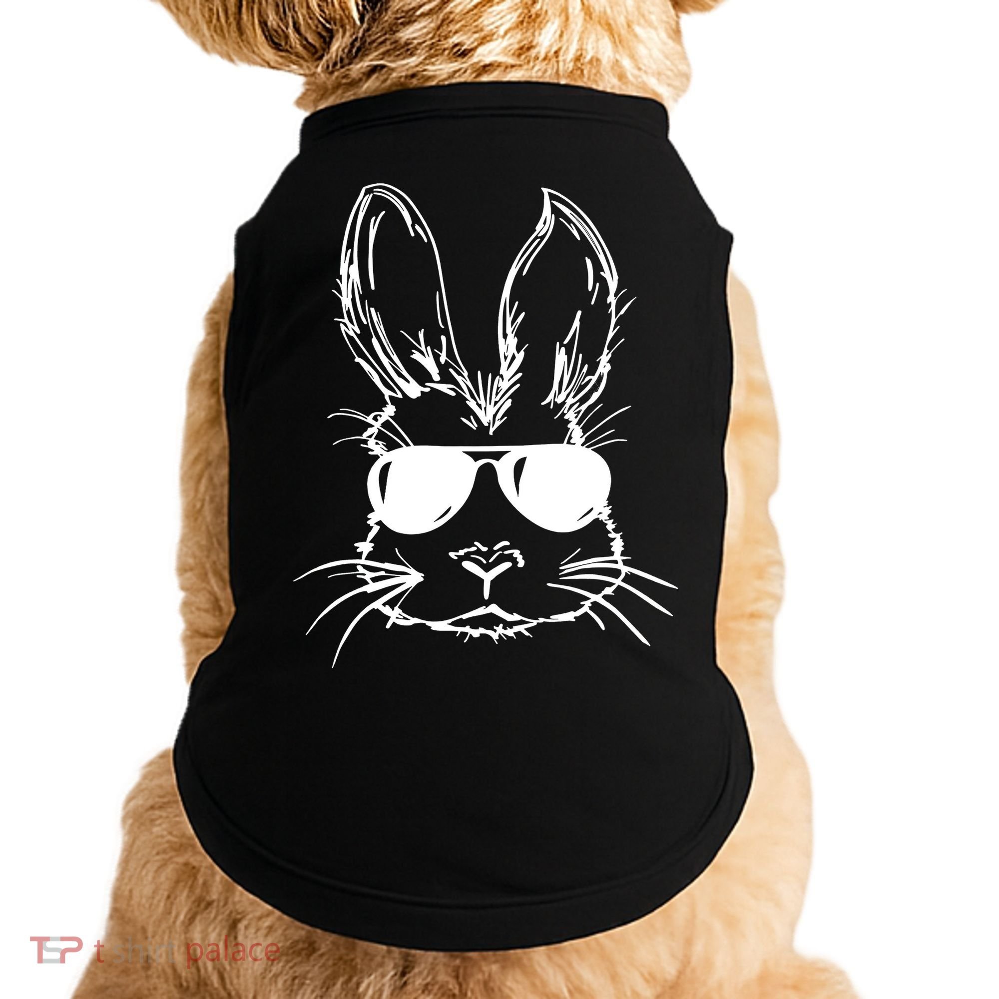 Cool Easter Bunny Sunglass Doggie Tank
