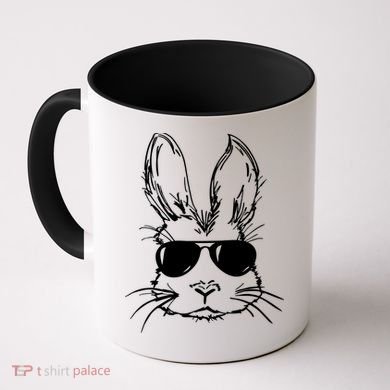 Cool Easter Bunny Sunglass Coffee Mug