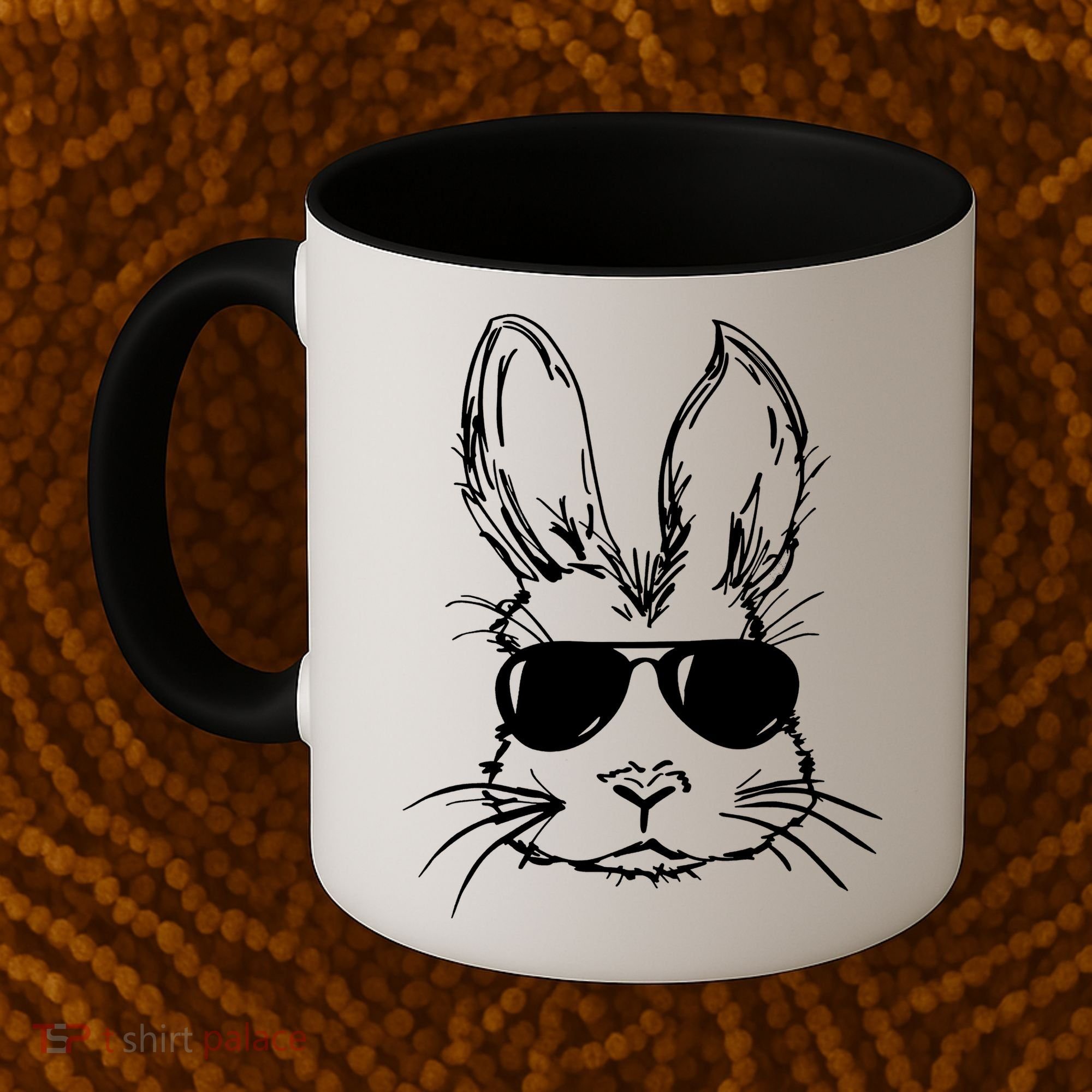 Cool Easter Bunny Sunglass Coffee Mug