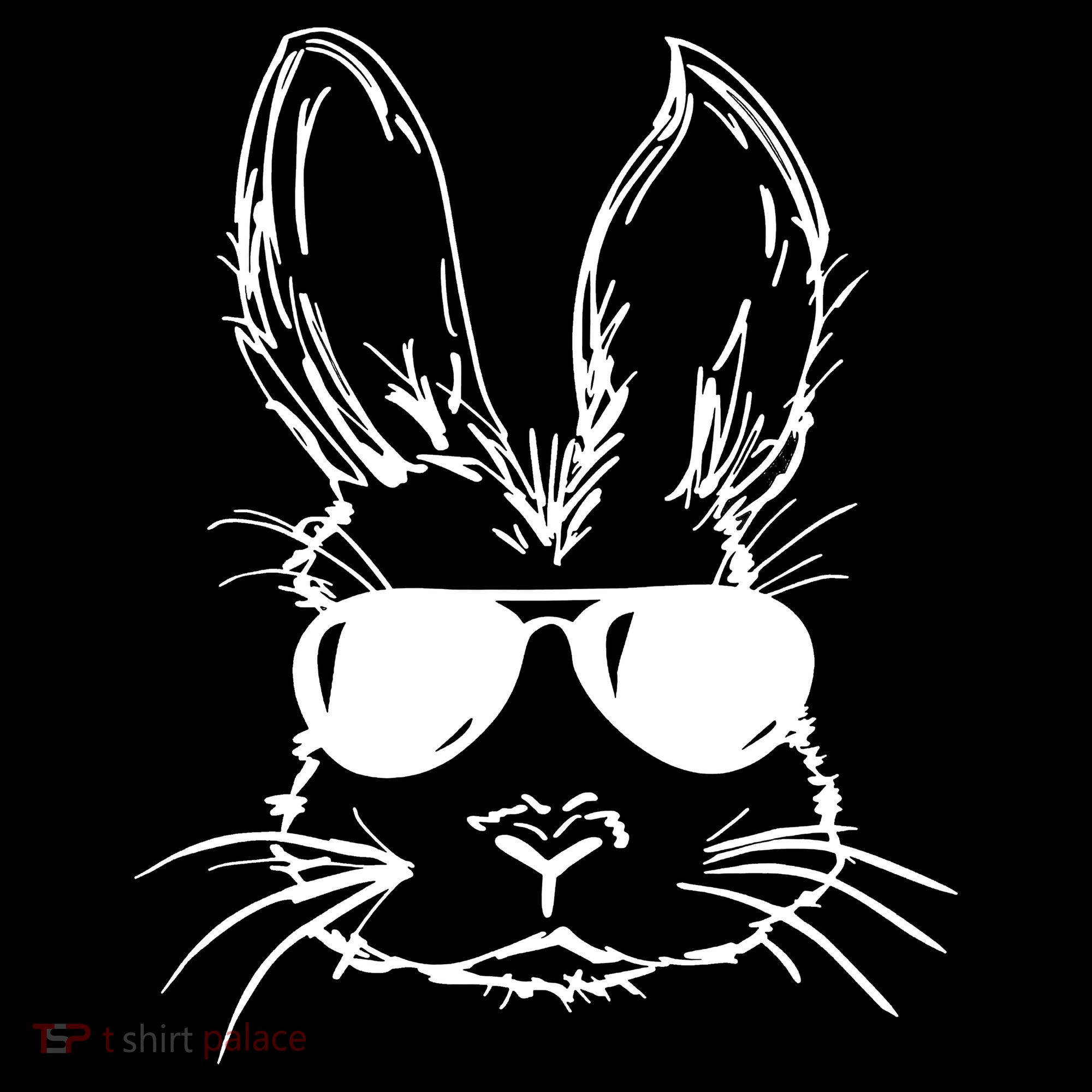Cool Easter Bunny Sunglass Women's Hoodie