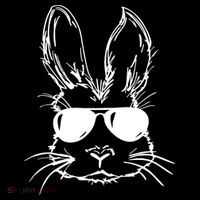 Cool Easter Bunny Sunglass Mousepad thumb 1