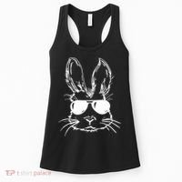 Cool Easter Bunny Sunglass Women's Tank Top thumb 0