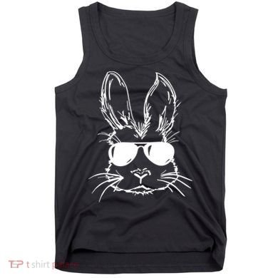 Cool Easter Bunny Sunglass Tank Top