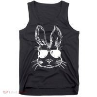 Cool Easter Bunny Sunglass Tank Top thumb 0