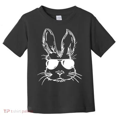 Cool Easter Bunny Sunglass Toddler T-Shirt