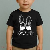 Cool Easter Bunny Sunglass Toddler T-Shirt thumb 2