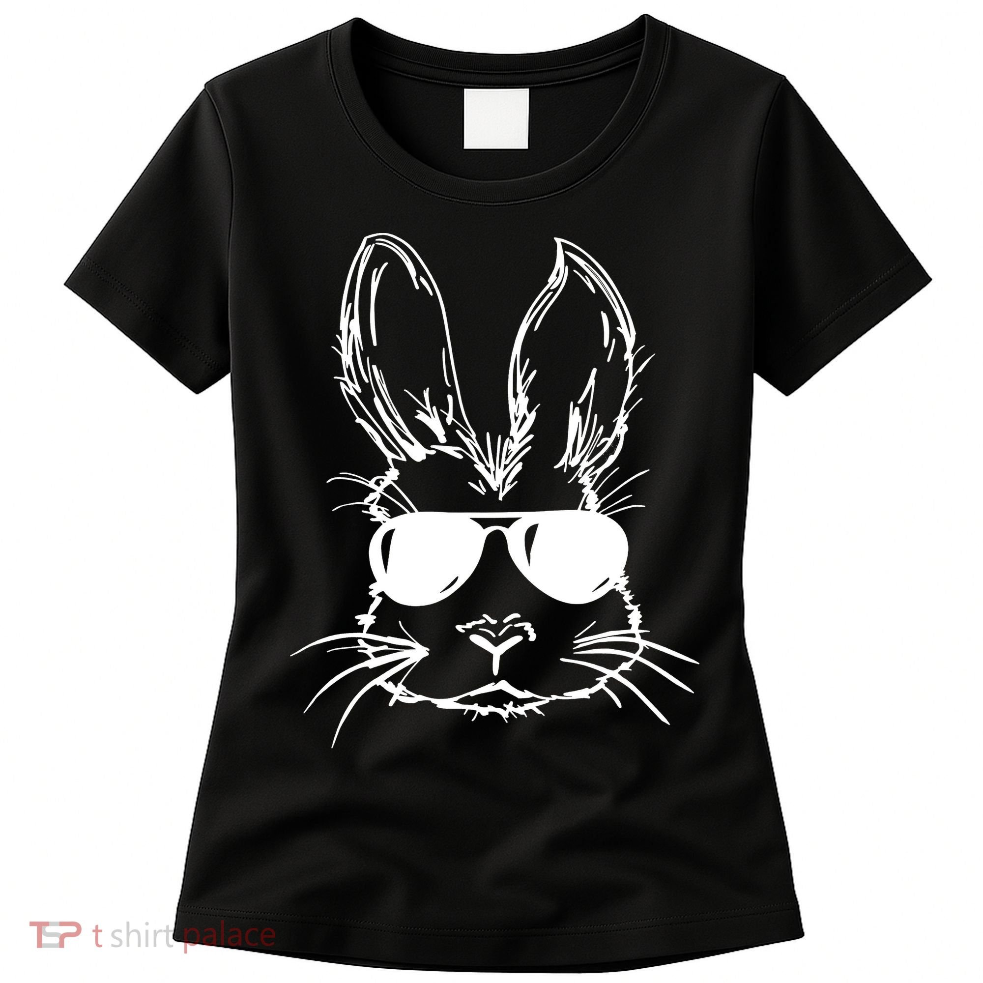 Cool Easter Bunny Sunglass Women's T-Shirt
