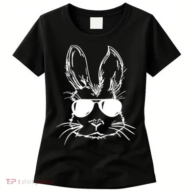 Cool Easter Bunny Sunglass Women's T-Shirt