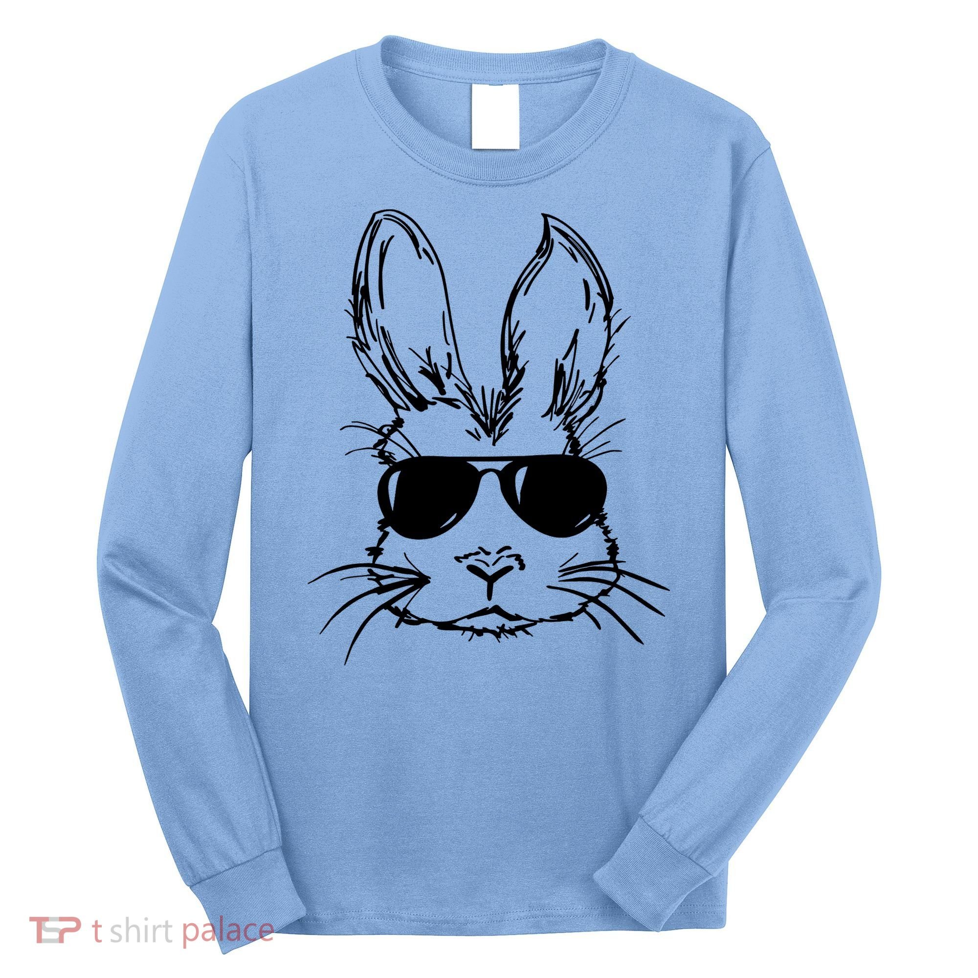 Cool Easter Bunny Sunglass Long Sleeve Shirt