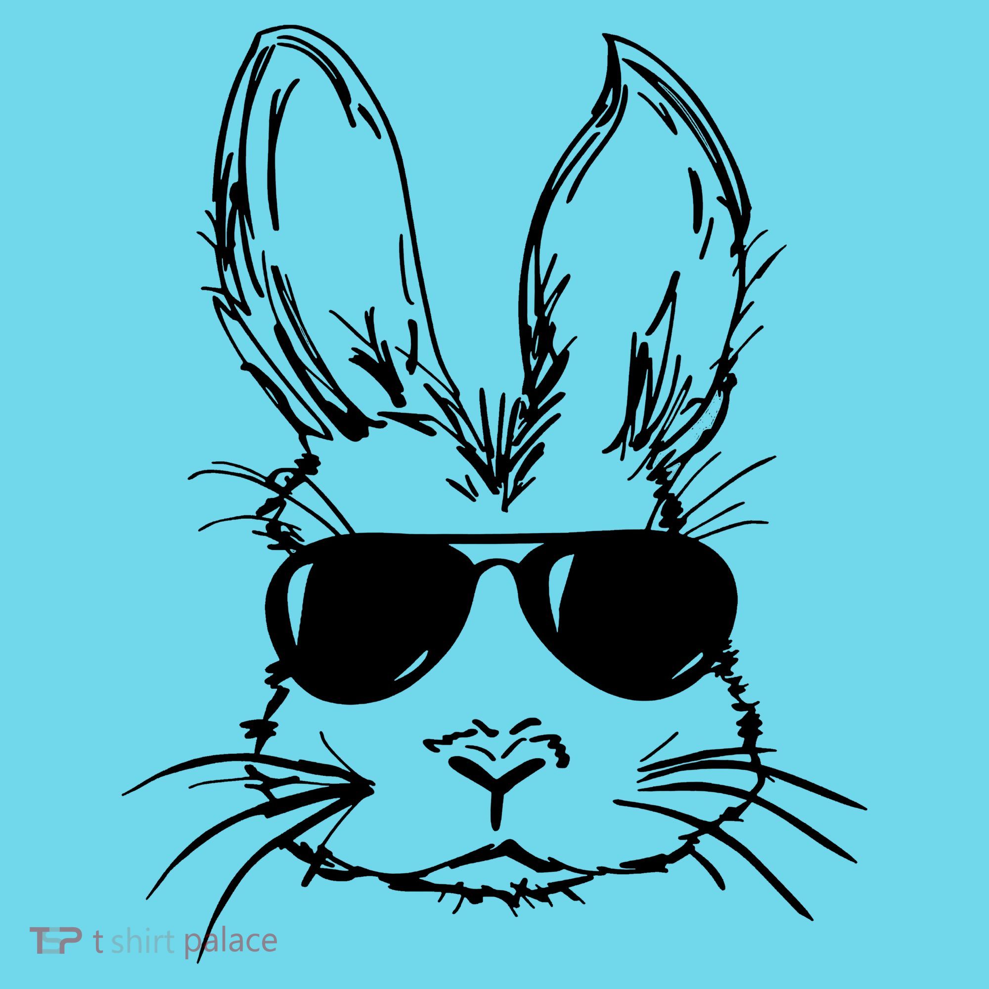 Cool Easter Bunny Sunglass Long Sleeve Shirt