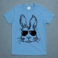 Cool Easter Bunny Sunglass T-Shirt thumb 4