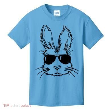 Cool Easter Bunny Sunglass Kids T-Shirt