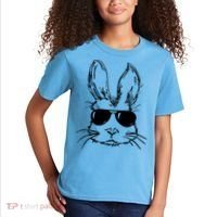 Cool Easter Bunny Sunglass Kids T-Shirt thumb 2
