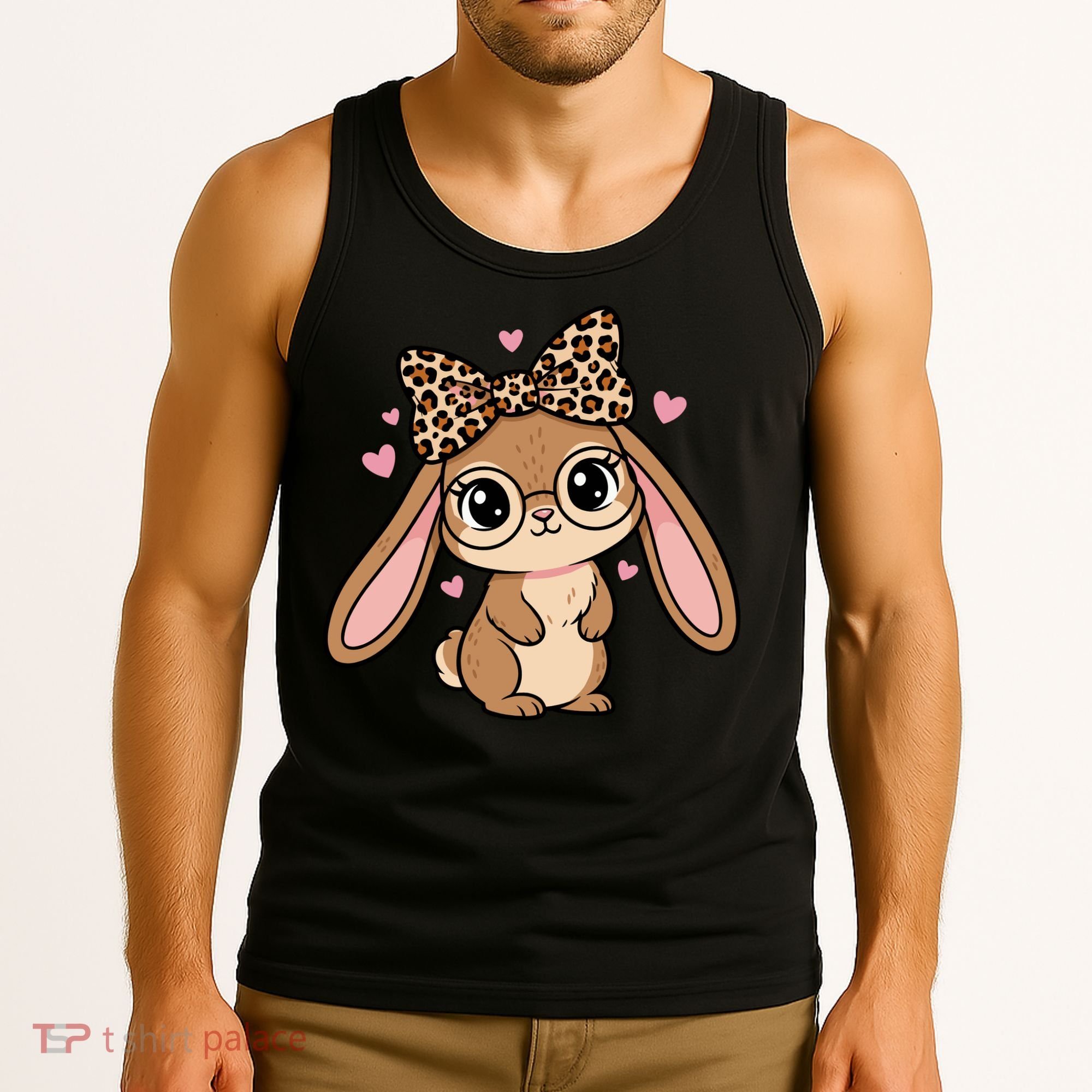 Cute Easter Bunny Tank Top