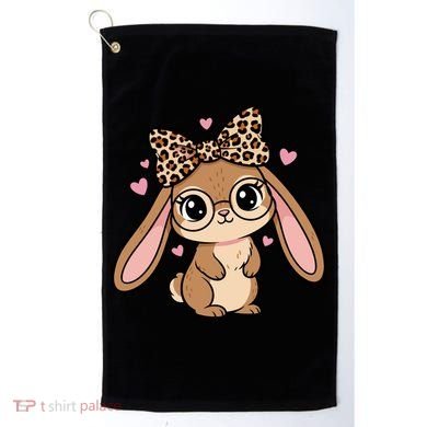 Cute Easter Bunny Golf Towel