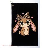 Cute Easter Bunny Golf Towel thumb 0