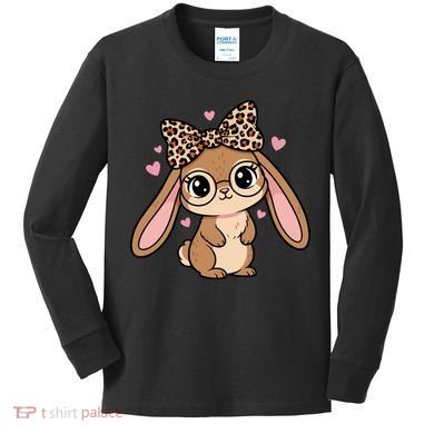 Cute Easter Bunny Kids Long Sleeve Shirt